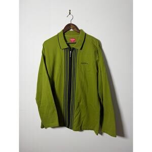 Supreme Vertical Zip Up L S Polo Cardigan